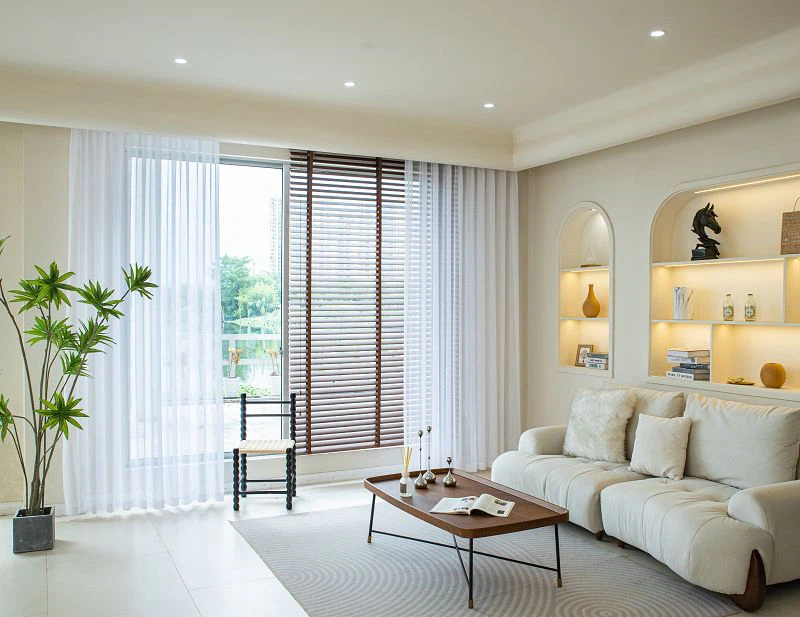 Kruis linnen stevig vensterscherm